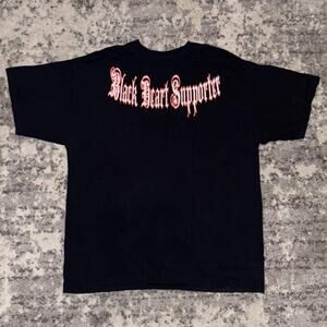00s Black Heart Supporter Band Shirt